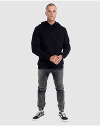 Xander - Monarch Mono Embroidery Hoodie