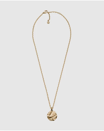 Skagen - Moderne Stak Gold-Tone Necklace