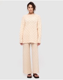 Zulu & Zephyr - Basketweave Knit Pants
