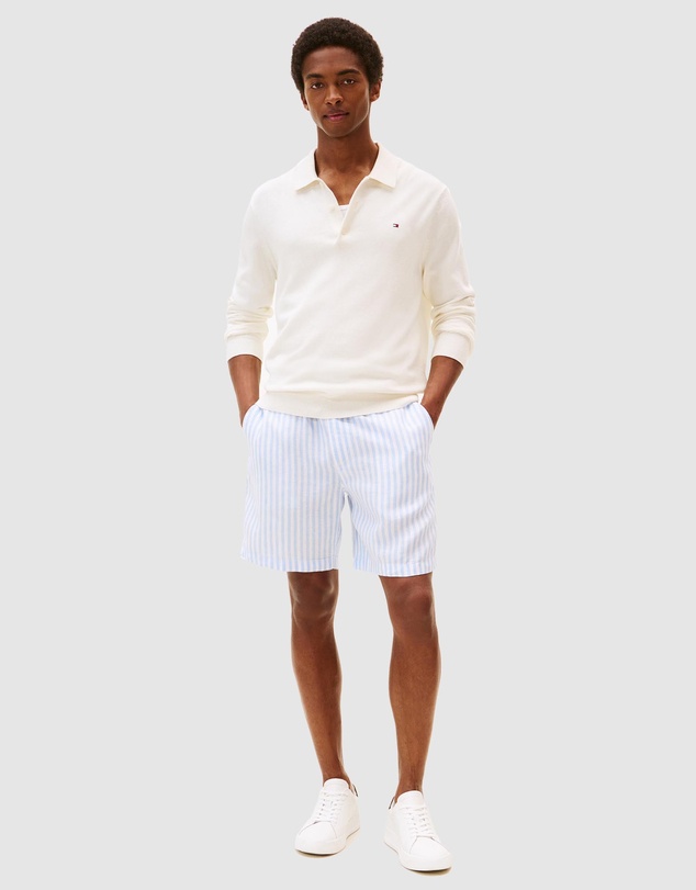 Tommy Hilfiger - Mercer 7 Inch Linen Stripe Shorts