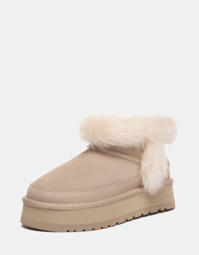 EVERAU - Australian Shepherd Ugg Frovia Platform Cow Suede Upper UGG Boots