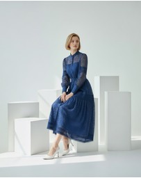 Mossée - Amelia Vintage Lace Midi Dress