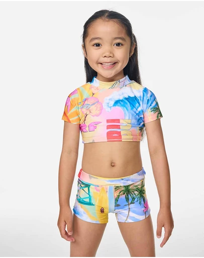 Rip Curl - Malibu Ss Swim Set - Kids