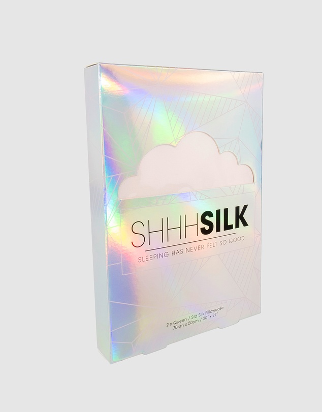 Shhh Silk - Silk Pillowcase Twin Pack - Queen Size