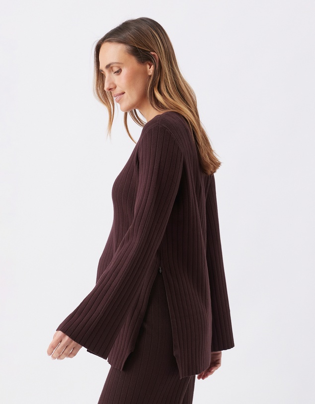 Ripe Maternity - Dallas Rib Knit Nursing Top