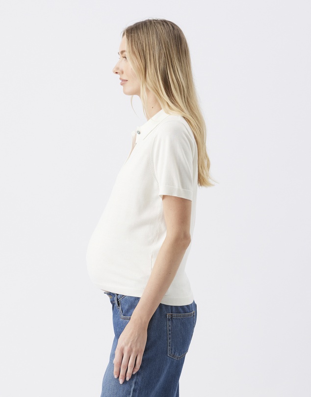 Ripe Maternity - Naomi Polo Nursing Knit