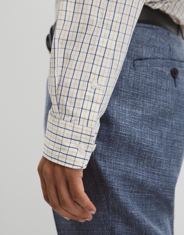 Country Road - Regular Fit Cotton Grid Shirt