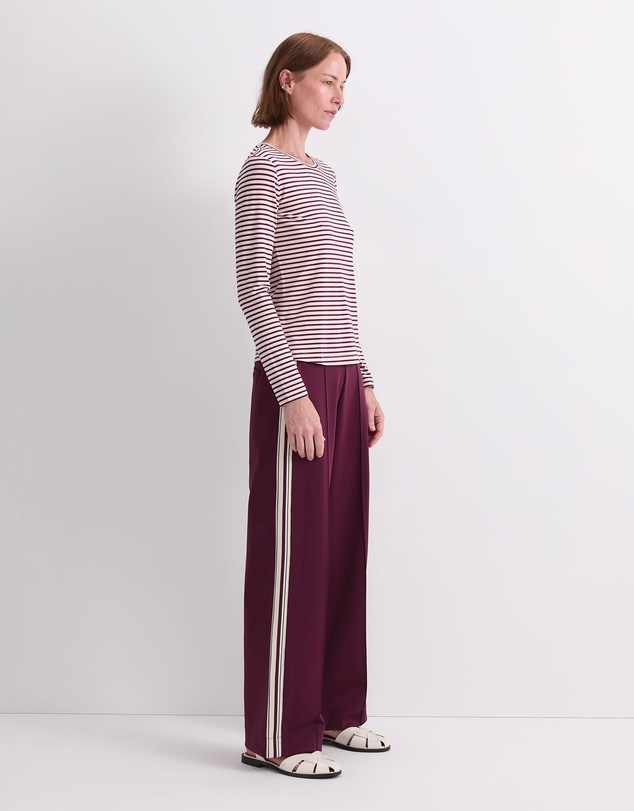 Sportscraft - Stripe Lurex Long Sleeve Magic Tee