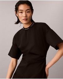 Calvin Klein Jeans - Logo Rib Interlock Dress