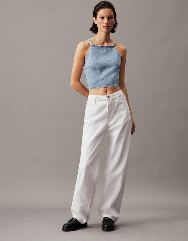 Calvin Klein Jeans - Tie Back Denim Top