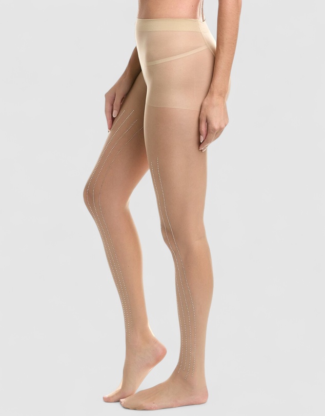 High Heel Jungle - Linear Crystal Tights