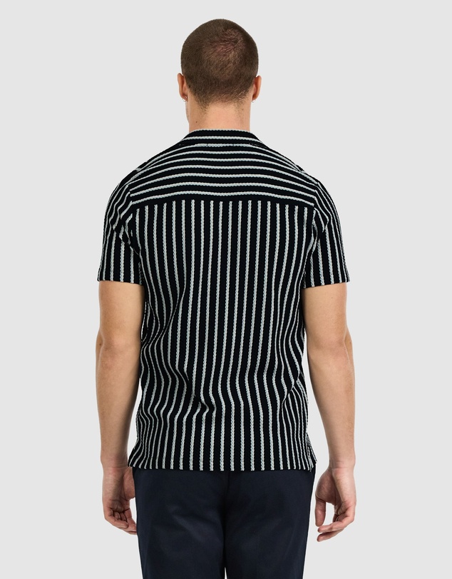 Tarocash - Gable Stripe Textured Shirt