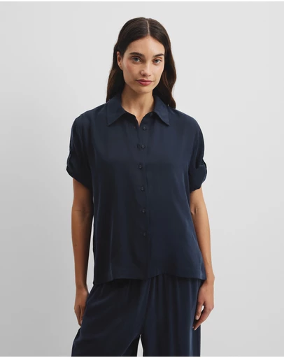Country Road - Short Sleeve Cupro Shirt