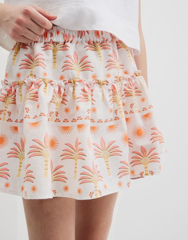 Country Road - Sunset Print Skirt