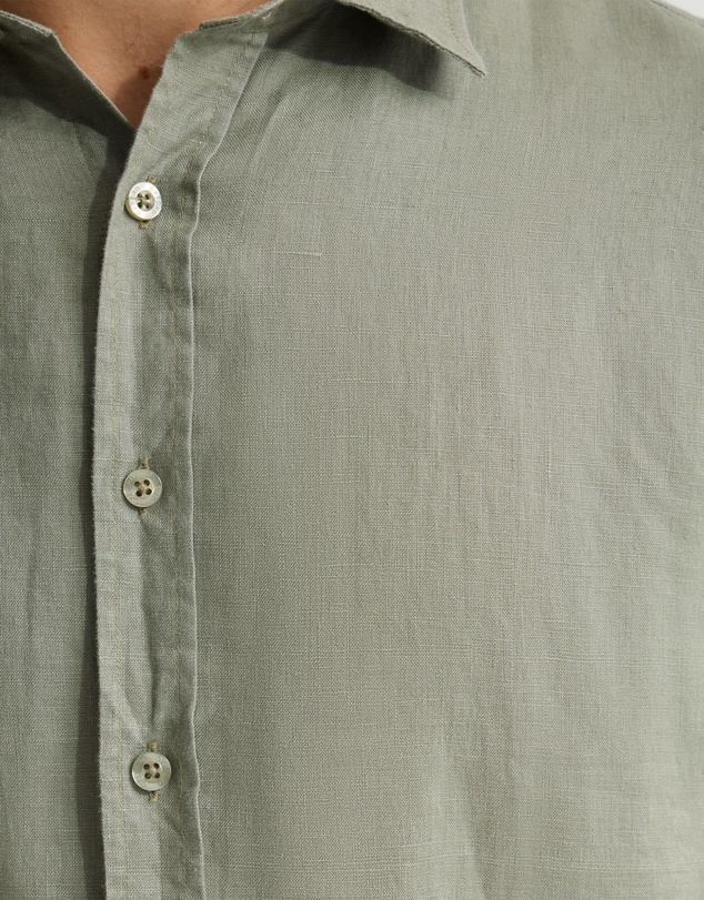 Oxford - Copper European Linen Shirt