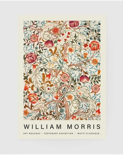 Inka Arthouse - Vintage Flower by William Morris Art Print