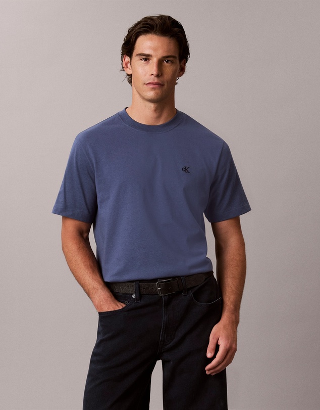 Calvin Klein Jeans - Embroidered Monogram Logo Relaxed T-Shirt