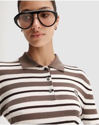 Elka Collective - Ana Long Sleeve Polo