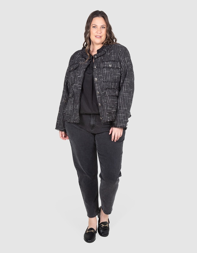 Love Your Wardrobe - Gabby Black Wash Stretch Jeans