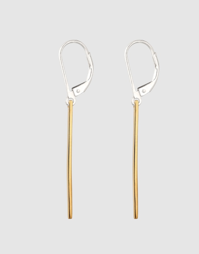 Elli Jewelry - Earrings Women Ear Hanger 925 Sterling Silver Bicolor