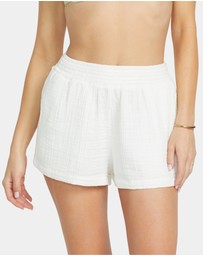 Billabong - Womens In The Waves Elastic Waist Shorts