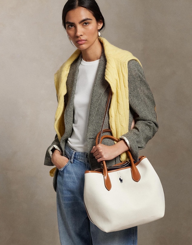Polo Ralph Lauren - Bellport Canvas Medium Tote - The ICONIC Exclusive