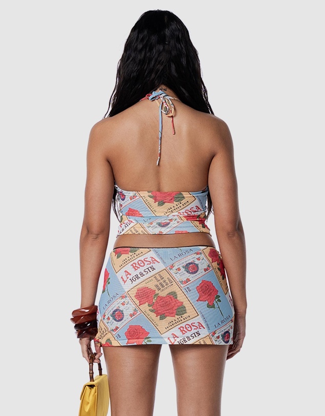 JGR & STN - Valeria Mesh Halter Top