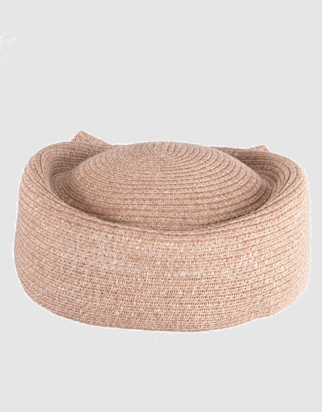 Max Alexander - Dusty Pink Braid Pillbox Hat