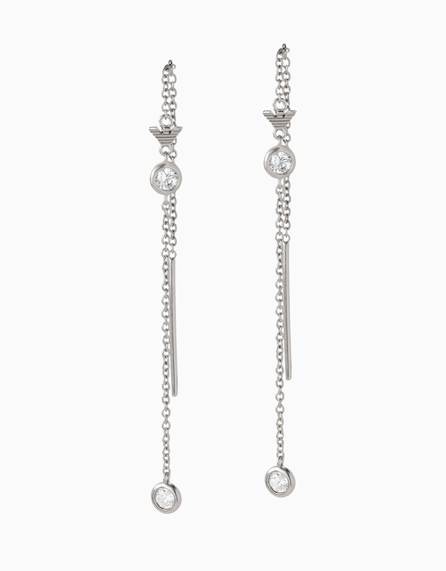 Emporio Armani - Silver Tone Earring