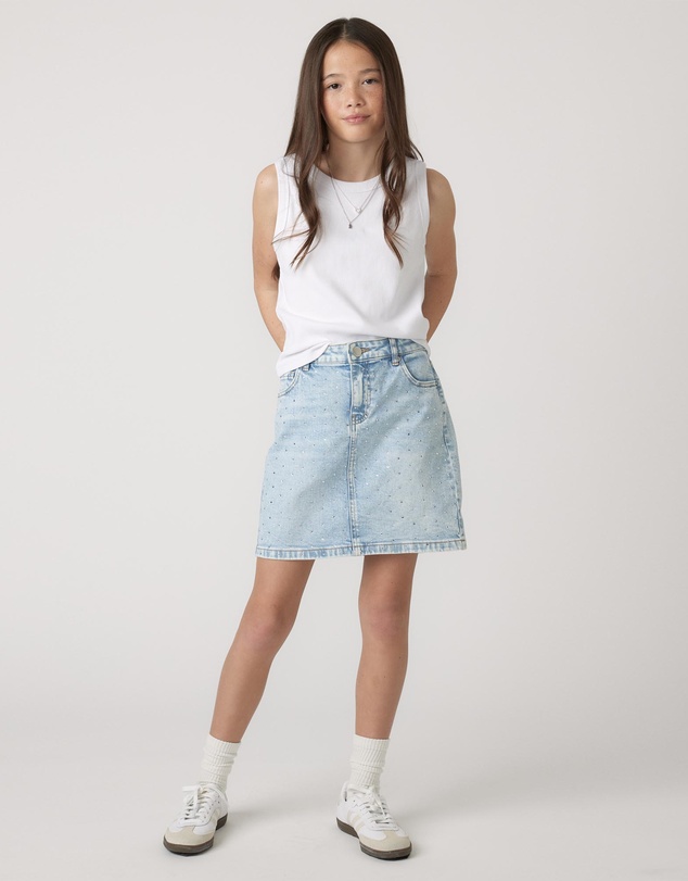 Decjuba Kids - Embellished Denim Skirt - Kids