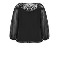 City Chic - Emilee Lace Shirt