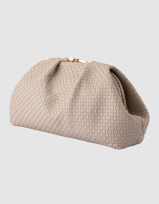 Olga Berg - Martinique Woven Clutch