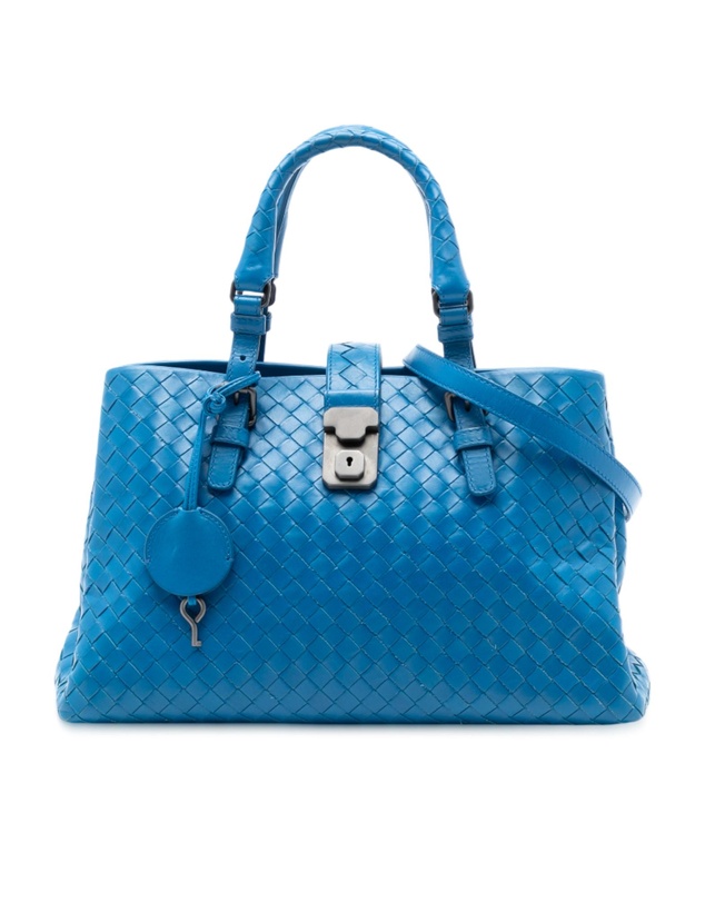 Bottega Veneta - Pre-Loved Small Nappa Intrecciato Roma Satchel