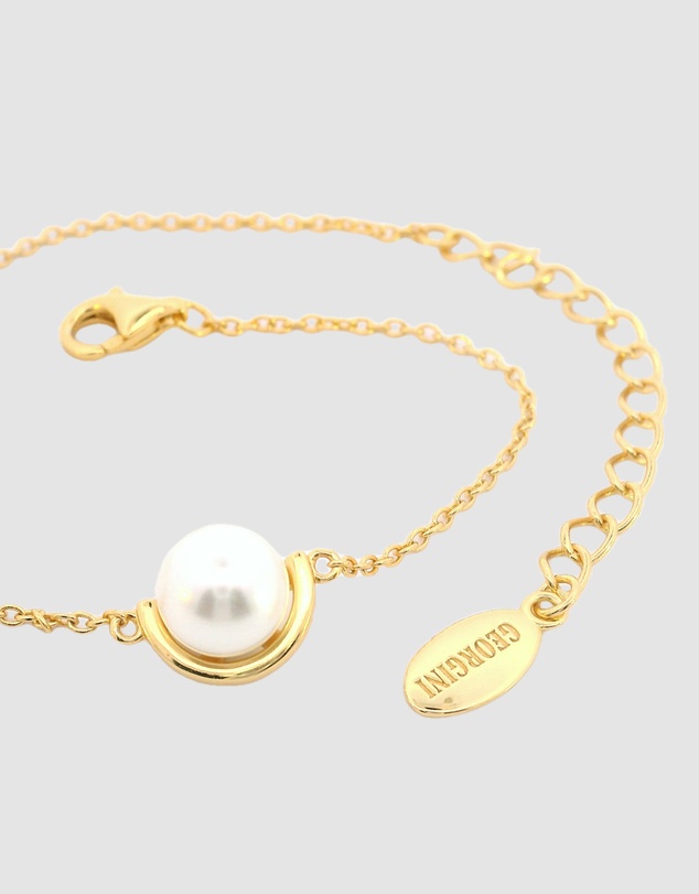 Georgini - Georgini Adagio Crescent Nine-2-Five Pearl Bracelet Gold 15cm +4cm
