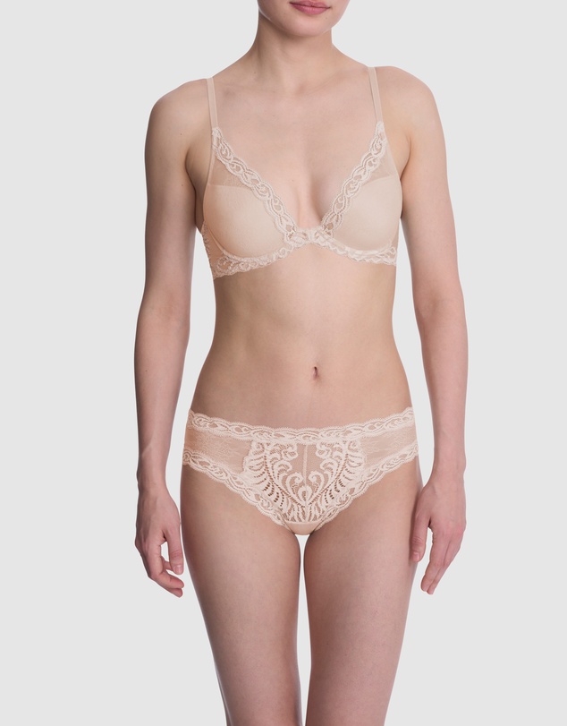 Natori - Feathers Lightly Padded Wired Plunge Bra
