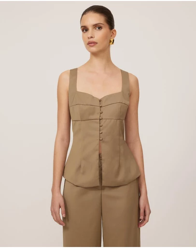 Tussah - Charvi Tweed Top