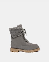 EVERAU - Australian Shepherd Ugg Mina Cow Suede Upper Martens