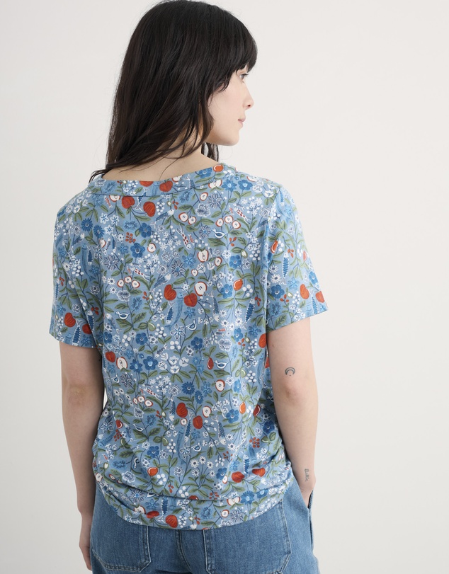 Seasalt - Seasalt Cornwall Blue Barnoon Top