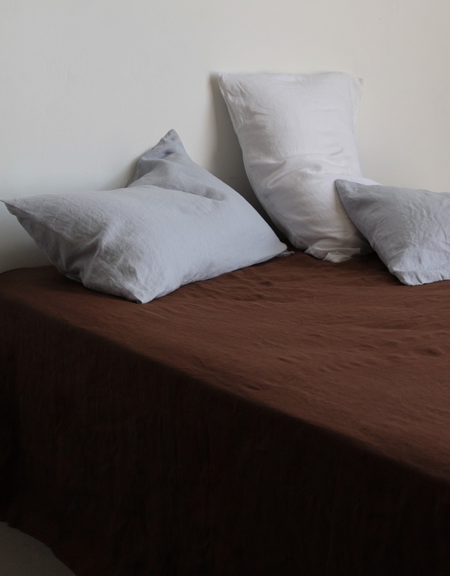 IN BED - 100% Linen Pillowslip Set in Mist