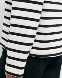 AERE - Stripe Cotton Polo