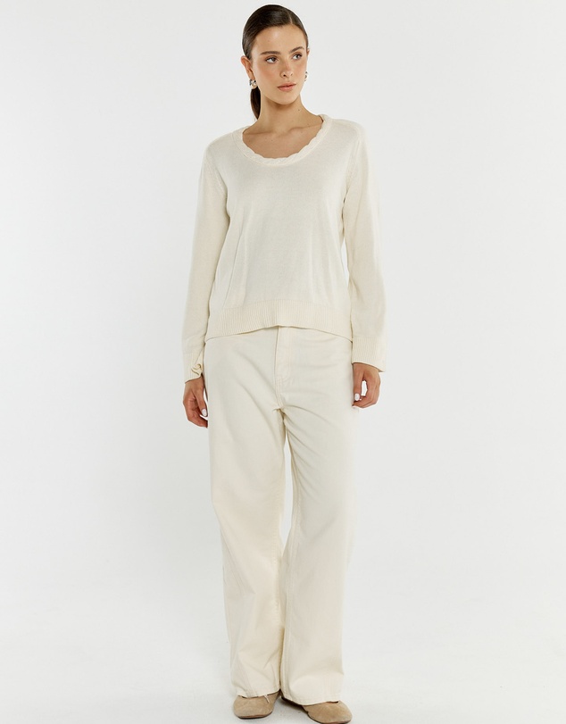Sass - Roe Braided Neck Knit