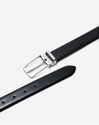 Calibre - Polished Leather Belt Black