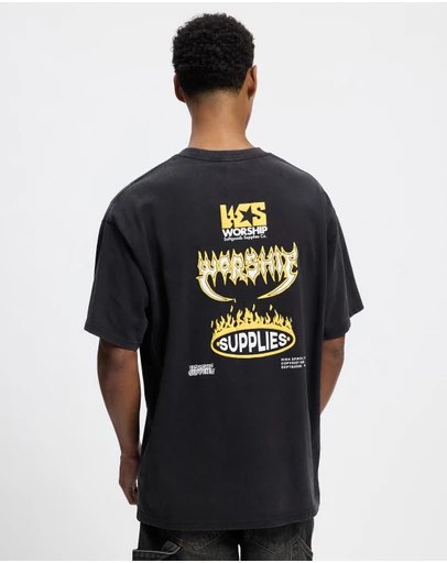 Worship - Pile Up Oversize Tee