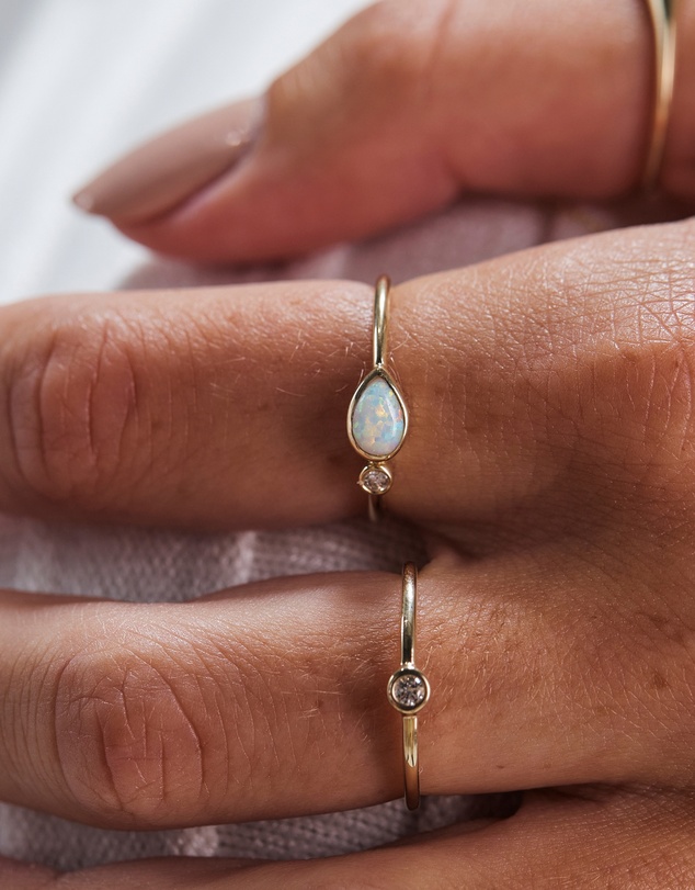 Luna Rae - Solid Gold - Higher Love Ring
