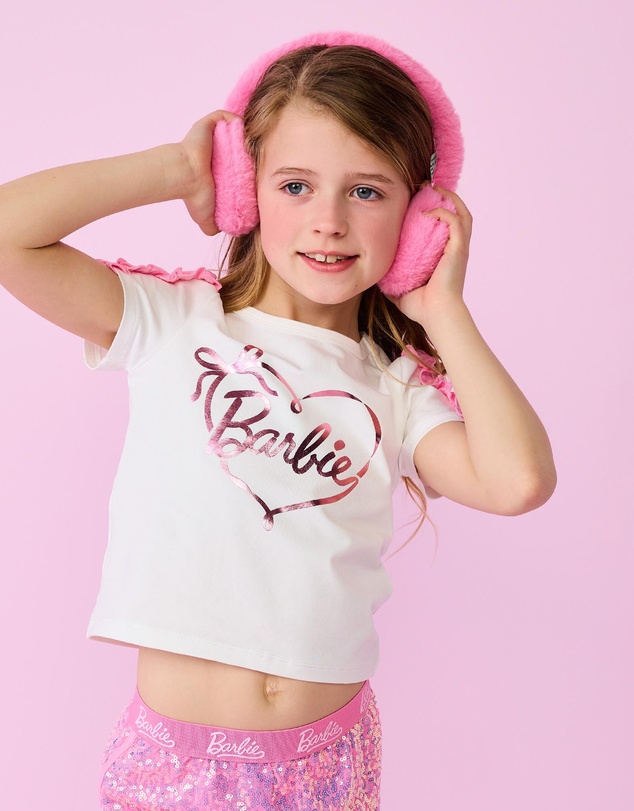 Rock Your Kid - Barbie Frill Tee - ICONIC EXCLUSIVE