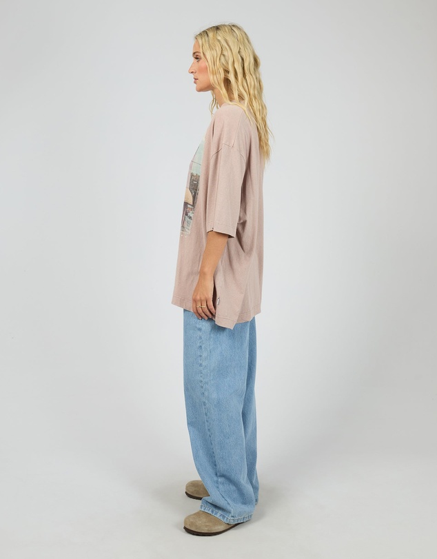 All About Eve - Fields Oversized Tee Fawn