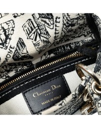 Pre-Loved by Azura Reborn - Pre-Loved Mini Embroidered Canvas Plan de Paris Lady D Lite
