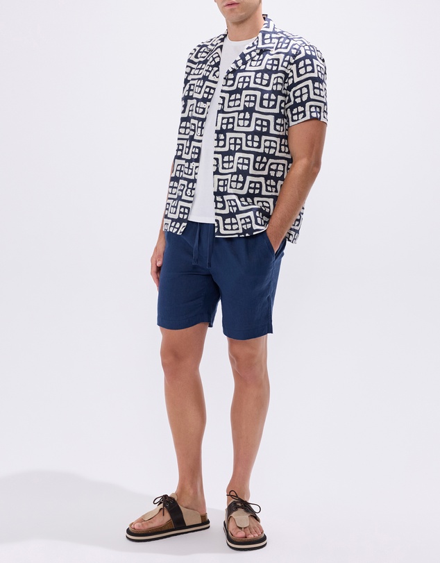 Marcs - Rush Rush Geo Linen Shirt