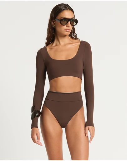 Bond-Eye Swimwear - Halle Long Sleeve Crop