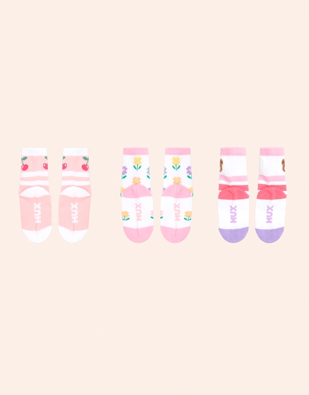 Huxbaby - 3-Pack Sports Socks - Babies-Kids